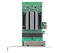 Dpofirs Carte Réseau LAN PCI Express 1000Mbps, Adaptateur Ethernet Gigabit PCIe Stable à 4 Ports pour Vmware, Carte Réseau à Large compatibilité