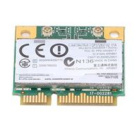 Dpofirs Carte Réseau sans Fil Double Bande 802.11 B/G/N Mini Carte WiFi Pcie, Adaptateur Réseau Mini PCI E 2,4 GHz 300 Mbps pour WIN98, ME, NT, 2000, Vista, WIN7