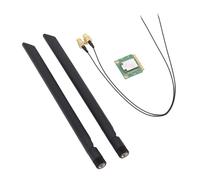 Dpofirs Carte Réseau sans Fil Triple Bande WiFi 6E 6 Go PCIe pour PC de Bureau, Bluetooth 5.3, Cryptage WPA3, Compatible Wins 10 et 11.