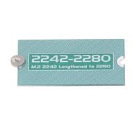 Dpofirs Carte SSD M.2 NGFF NVME, Support D'adaptateur D'extension de Longueur M.2 NGFF NVME pour 2242 à 2280, Plaque de Carte de Support D'extension PCB NVME M.2 SSD 2242 à 2280,