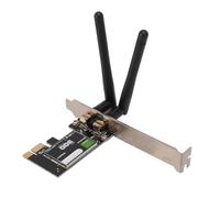 Dpofirs Carte WiFi PCIe, à Haute Vitesse à Faible Délai à Faible Délai Anti-Anti-Anti-Intervention 300 Mbps Adaptateur PCIe Fil de 2,4 GHz 8 10 11 11