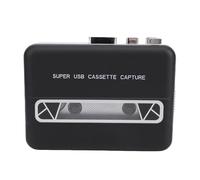 Dpofirs Cassette Tape Player, Cassette to MP3 Converter, Portable Cassette Player, Microphone intégré et Prise D'écouteurs 3,5 Mm, pour Ordinateur Portable, PC, Braveur de CD