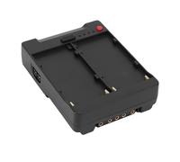Dpofirs Chargeur de Batterie NP F pour F550 F750 F970, Chargeur Rapide à Double Fente avec Protection Type C USB DC Multi-Interface LED Camera Light Chargeur de Batterie