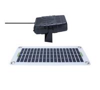 Dpofirs Chauffage Solaire pour Animaux de Compagnie 30 W avec Panneau Solaire Monocristallin, Utilisation D'énergie Durable pour une variété de scénarios.