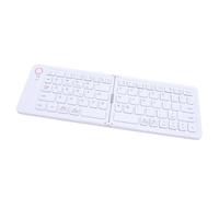 Dpofirs Clavier Bluetooth Pliable, Clavier Pliable Magnétique Ultra Fin Rechargeable avec Support, 67 Touches, Clavier de Voyage Portable sans Fil pour Téléphone, Tablette, Ordinateur