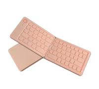 Dpofirs Clavier Bluetooth Pliable, Clavier Pliable Magnétique Ultra Fin Rechargeable avec Support, 67 Touches, Clavier de Voyage Portable sans Fil pour Téléphone, Tablette, Ordinateur