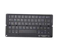 Dpofirs Clavier Bluetooth Pliable, Clavier sans Fil Pliant Portable avec Support Magnétique, Claviers de Voyage de Poche Silencieux pour Ordinateur Téléphonique de Tablette