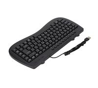 Dpofirs Clavier Filaire USB 87 Touches-Disponible en Anglais et Arabe, Clavier de Base Universel pour Ordinateurs Portables de Bureau-Clavier en Petite Langue (Arabe)
