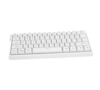 Dpofirs Clavier Mécanique sans Fil, 61 Touches, Disposition 60%, Clavier de Jeu Bluetooth avec Lumière RVB, Claviers Filaires 2,4 G avec Corde de Suspension pour Wins pour OS X (White)