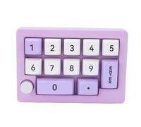Dpofirs Clavier Numérique câblé, Numéro Mécanique Keypad Hot Swappable Numpad, RVB Backlight Numerical Clavier pour Wins Vista, 7, 8, 10, OS X (Purple)