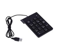 Dpofirs Clavier Numérique USB, Mini Pavé Numérique Portable Pavé Numérique 18 Touches Clavier pour Ordinateur de Bureau PC Pro