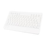 Dpofirs Clavier Portable sans Fil Ultra-Fin de 10 po, Clavier Rechargeable Bluetooth, avec Port de Chargement Micro USB, pour Fournitures informatiques intelligentes Bluetooth(Russe)