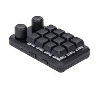 Dpofirs Clavier Programmable à 12 Touches avec Interrupteur Bleu, Lumière RVB, sans Fil, pour Jeux, Bureau, Musique, Contrôle Industriel, Mini Clavier