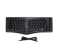 Dpofirs Clavier RVB Ergonomique à 69 Touches |18 Modes de Rétroéclairage et Conception Silencieuse, Anti-Image Fantôme, Câble USB C Détachable