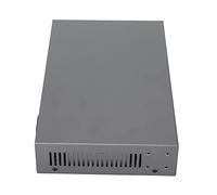 Dpofirs Commutateur POE, 8 * 10/100/1000 Base TX RJ45 Auto-MDI/MDI-X Ports, 2 * 10/100/1000Mbps RJ45 Auto MDI/MDI X Ports, 14,88 Mpps à 64 Octets Débit de Commutation (Prise UE)