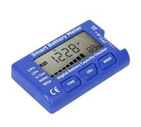 Dpofirs Compteur de Batterie, Compteur de Cellules Numérique Intelligent 5 en 1 avec écran LCD pour Vérificateur de capacité de Batterie LiPo LiFe Li-ion NiMH NiCd