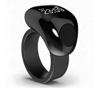 Dpofirs Compteur Numérique Tasbih, Rappel de Prière Intelligent Sensible au Toucher avec écran OLED Bluetooth 5.1 pour Hommes et Femmes (20 et il s'est levé)