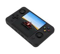 Dpofirs Console de Jeu Portable, 2 Voies Protège la Console de Jeu Portable de l'écran 44g à 44g avec Rocker pour Les émulateurs 3D 64 Bits. (Black)