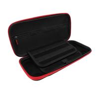 Dpofirs Console de Transport de Console, Poche de Voyage de de Jeu Dur avec 24 Emplacements de Carte de Jeu, Compact et portable. de Pouche de Voyage pour for (rouge)