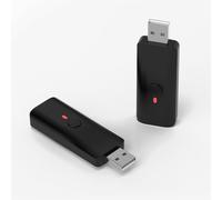 Dpofirs Contrôleur des Commutateurs de L'adaptateur Bluetooth, Convertisseur D'adaptateur de Contrôleur sans Fil USB Prend en Charge le Jeu de Fiche pour Vapeur ROG Ally More Turbo Remap (BLACK)