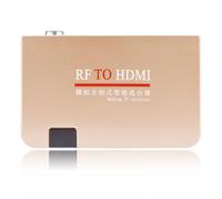 Dpofirs Convertisseur RF vers HDMI Tout Standard, Adaptateur Récepteur TV Analogique avec Télécommande(Réglementation européenne)