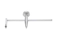 Dpofirs Coupe-trou Circulaire pour Cloison Sèche, Point de Pivotement | Scie cloche pour plaques de plâtre avec construction en acier, jusqu\'à 16 pouces de diamètre, pour outils et coupe de