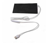 Dpofirs Coussin Chauffant Régulateur de Température, Tissu Chauffant électrique alimenté par USB avec 4 Réglages de Vitesse, Conception Lavable pour les épaules, le Dos, la Taille, le Réchauffement