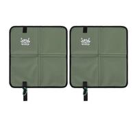Dpofirs Coussin de Camping, Coussin D'assise Pliable Compact, Léger et Résistant à la Pluie avec Boucle en D pour la Randonnée, Les Pique-niques, Les Activités de Plein Air, Paquet de 2, Vert