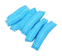 Dpofirs Coussinets d'oreille Jetables pour Casque, 100 Pièces (Blue) | Couvre-oreilles en tissu non tissé extensible, protecteurs d\'oreillettes sanitaires pour coussinets d\'oreille de 3,3 à