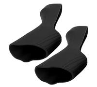 Dpofirs Couvercle en Silicone pour Manettes de Vitesse de Vélo de Route, Capot de Levier de Frein avec Poignée Confortable pour R7000 R8000 (BLACK)