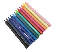 Dpofirs Crayons de Couleur sans Bois, Ensemble de Crayons Pigmentés à Base d'huile de 12 Couleurs avec un Noyau Riche et Mélangeable pour l'illustration de Croquis de Dessin Artistique (Couleur