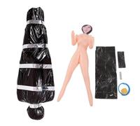 Dpofirs DéCorations d'halloween Accessoires de Victime Morte, Effrayant Faux Cadavre dans Un Sac Hallowmas Accessoire D'extéRieur DéCor de Maison Hantée Effrayant (NéCessite Un Assemblage)