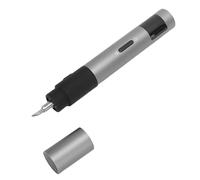 Dpofirs Découpeur à Ultrasons, Vibration 40 000 Hz, pour 3D, Travail du Bois, Prototypage, Modules de Modèles et Bricolage, 3 Modes Réglables, 4 Lames, 12 V (FS-S1)