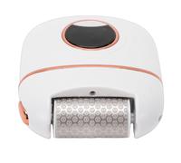 Dpofirs Dissolvant électrique de Callosités, Lime électrique Professionnelle pour les Pieds et Meuleuse de Pédicure Rechargeable avec 4 Têtes Interchangeables pour Peau Sèche et Craquelée du (WHITE)