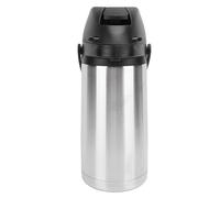 Dpofirs Distributeur de café isolé en Acier Inoxydable avec Pompe, Distributeur de Boissons Thermiques de 1,6 L pour Boissons Chaudes et Froides, Fête, Bureau (1.6L)