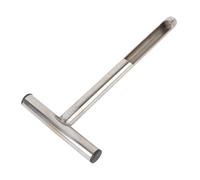 Dpofirs Échantillonneur de Sol Portable en Acier Inoxydable, Poignée en T, Sonde D'échantillonnage de Sol Efficace pour Pelouse, Foresterie, Terrains de Golf