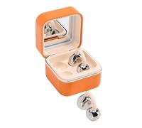 Dpofirs Écouteurs sans Fil Bluetooth 6.0 à Clipser avec Miroir de Maquillage, Lumière LED pour Les Entraînements Modernes des Femmes, Blanc, 1 Paire