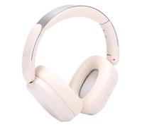 Dpofirs Écouteurs Supra-Auriculaires sans Fil, écouteurs Audio Bluetooth 5.3 avec Modes Sonores, Casque de Jeu avec Suppression du Bruit pour Téléphone Portable de Bureau, de Voyage à (crème)