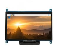 Dpofirs Écran Tactile IPS 7 Pouces pour, écran Tactile Capacitif 1024x600 TFT LCD Module HDMI avec Support de Boîtier pour Rapbberry Pi 4 3 2 1 B