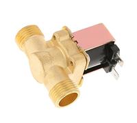 Dpofirs Électrovanne électrique, Laiton Normalement fermé 12 V Filetage 1/2 Pouce Petite Taille Structure Précise Débit Constant Réglable avec Fonction de Courant Constant à des Fins de Contrôle de