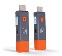 Dpofirs Émetteur et Récepteur HDMI sans Fil Améliorés 50 M, Kit D'extension HDMI sans Fil Portable Plug & Play 5,8 G + 2,4 G pour Entrée de Décodage 4K, Sortie 1080P