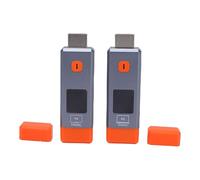 Dpofirs Émetteur-récepteur D'interface Multimédia HD sans Fil, Sortie HD 1080P Plug and Play, Extension Portable Double Bande 2,4 G 5,8 G pour Audio Vidéo vers Projecteur de Moniteur TV