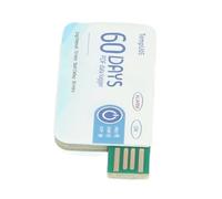 Dpofirs Enregistreur de Données de Température à Usage Unique, Enregistreur de Température USB Jetable avec Rapport PDF pour la du Stockage du Transport des Médicaments Alimentaires (TempU05)