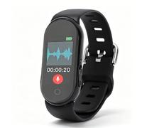 Dpofirs Enregistreur Portable à Commande Vocale, Preneur de Notes Portable AI avec écran de 0,96 Pouces pour Les Réunions, Les Cours, Les Entretiens, 188 Langues de Traduction en Temps (32G)