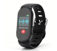 Dpofirs Enregistreur Portable à Commande Vocale, Preneur de Notes Portable AI avec écran de 0,96 Pouces pour Les Réunions, Les Cours, Les Entretiens, 188 Langues de Traduction en Temps (16G)