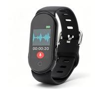 Dpofirs Enregistreur Portable à Commande Vocale, Preneur de Notes Portable AI avec écran de 0,96 Pouces pour Les Réunions, Les Cours, Les Entretiens, 188 Langues de Traduction en Temps (8G)