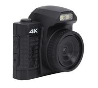 Dpofirs Enregistreur Vidéo Mini Camera 4K HD, Caméscope Numérique de Trousque avec Lumière de Remplissage LED, Affichage HD de 1,54 Pouce, adapté à L'enregistrement D'étude de Voyage (Black)