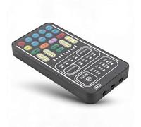 Dpofirs Ensemble de Changeur de Voix I9, Mini Carte Son d'enregistrement Portable avec 8 Modes Vocaux, 8 Effets Sonores pour Les Jeux en Streaming Podcast (Version Anglaise)