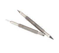 Dpofirs Ensemble de Clous à Ressort Set de Clous à Double Tête et Ensemble de Poinçons à Goupille de Charnière Taille Compacte Léger pour le Bricolage du Travail des Métaux Poinçon Central 2 X