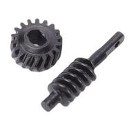 Dpofirs Ensemble de Couronnes Dentées pour Voiture RC, Remplacement d'Engrenage Différentiel de Voiture sur Chenilles SCX30 1/30, Couronne Dentée Haute Vitesse en Acier 2T 18T et Engrenage Conique,